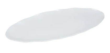 This Oval Platter CAT-2024W 6/Pcs Performed in stylish white color, it can be used for serving vegetables, cold cuts, fresh greens or Asian appetizers. Manufactured from durable and reliable melamine, this dinnerware is popular for being unbreakable and affordable at the same time. Thanks to the stylish Catering collection, these platters will perfectly fit any establishment design. They will always look nice in your cafes, restaurant or catering events. High quality and affordable restaurant dinnerware.