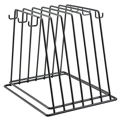 CB-6K - 6 Slots, Vinyl Coated Cutting Board Rack