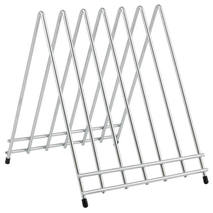 CB-6L - 6 Slots, Chrome Plated Cutting Board Rack