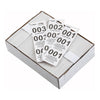 CCK-5BL to CCK-5YL - 500pcs/box Blue, Pink, White and Yellow Coat Check Tickets