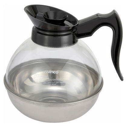 CD-64K/64O, 64o SS Base Black/Orange Coffee Decanter