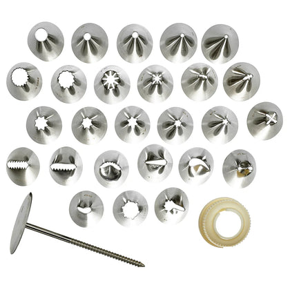 CDT-26, 26 Tips, S/S Cake Decorating Set
