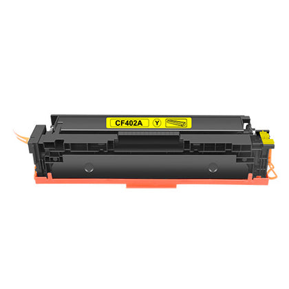 Toner Cartridge CF402A (201A) Yellow Compatible for HP Color LaserJet M252DW, MFP M277DW, M277N, 1,400 pages