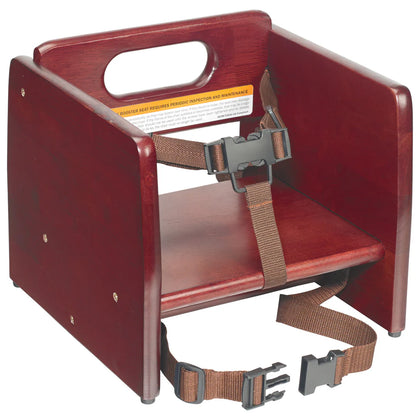 CHB-701 to 704 ASTM Wooden Booster Seat, Natural, Mahogany, Walnut