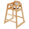 CHH-101 to CHH-104A Wood High Chairs, ASTM Compliant