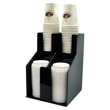 CLO-2D to CLSO-3T, 2-3 Tiers, 2-3 Stacks Cup & Lid Organizer