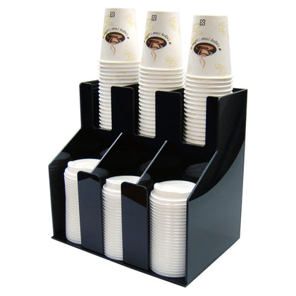 CLO-2D to CLSO-3T, 2-3 Tiers, 2-3 Stacks Cup & Lid Organizer