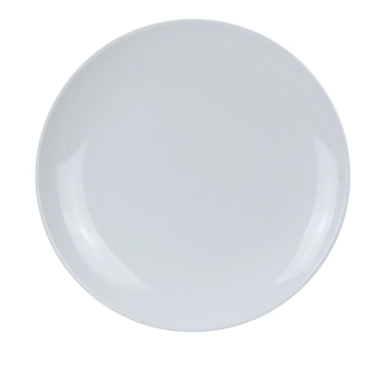 Yanco Round Plate CO-1018 It is made from durable and reliable melamine material, which makes the plate look like ceramics. Melamine tableware is a perfect solution for those who choose a reliable, durable, high-quality and affordable dinnerware for their food-serving establishment. These round plates are easy to clean, NSF listed and BPA safe.