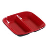 Yanco Divided Sauce Dish CR-0001 is a perfect solution to serve sauces, dips, spices, and herbs that accompany the oriental dishes in your food-serving establishment. Thanks to the high-quality, reliable and affordable melamine material, these sauce dishes can With stand the heavy commercial use. While looking like they are handmade ceramics such dishes won't chip, break, or stain. The Black & Red collection has a stylish two-tone appearance, that will perfectly fit most of the establishments' designs. 