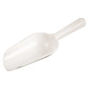 CR-840W to CR-854W, 4-16 Oz Round Bowl, Poly Bar Maid White Scoops