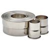 CST-1 to CST-22, 11pc S/S Fluted/Plain Round Cookie Cutter Sets