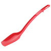 CVBS-10C-10R 3/4oz Clear/Black/Red PC Curve Buffet Spoon