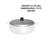 18.5 Quart Caldero lid replacement, designed to fit securely and keep your cooking sealed.
