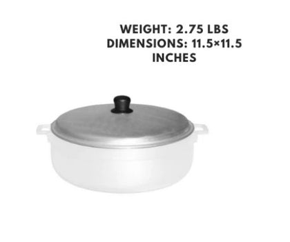 A replacement lid for the 6.7-quart caldero, designed for a secure fit and durable use, perfect for sealing in heat while cooking.
