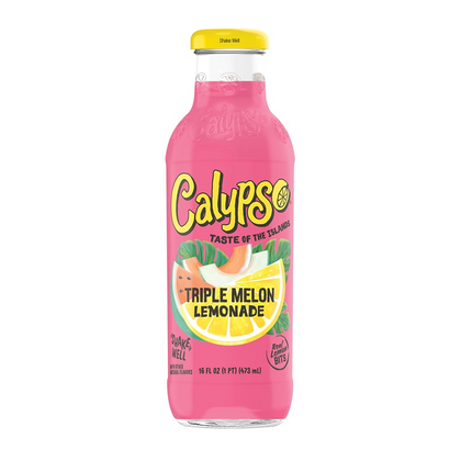 16oz Calypso Triple Melon Lemonade bottles pack of 12