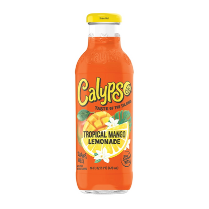 Calypso Tropical Mango Lemonade 16oz bottles pack of 12