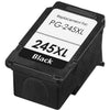 PG-245XL compatible black ink cartridge for Canon PIXMA printers, 300 pages, crisp and high-quality black prints.