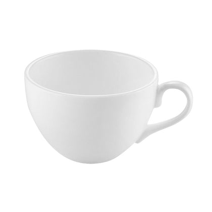 Cappuccino Cup 14oz 4 1/2 inch – Elegant, durable, and chip-resistant cup perfect for serving cappuccinos, lattes, hot chocolate, and specialty drinks in cafés, restaurants, and home kitchens.