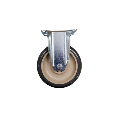 Caster for insulated table pan carrier, fits 1/1 size 2-compartment units, durable construction, smooth mobility, easy installation, ideal for commercial kitchens, catering, and food delivery