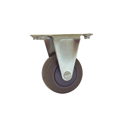 Caster for mobile ingredient bins, fits 21-gallon and 27-gallon models; made of durable non-marking material for smooth, quiet rolling in commercial kitchen and foodservice environments.