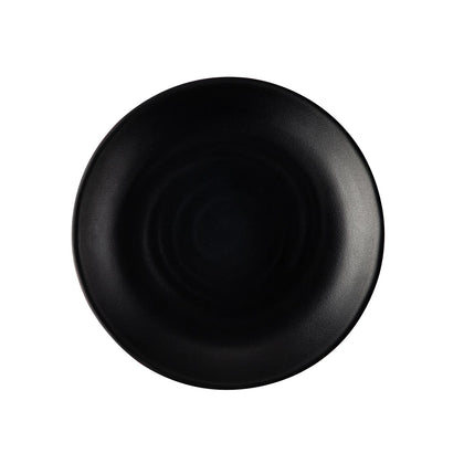 Centennial Plate Round Coupe Matte Black 8-1/4