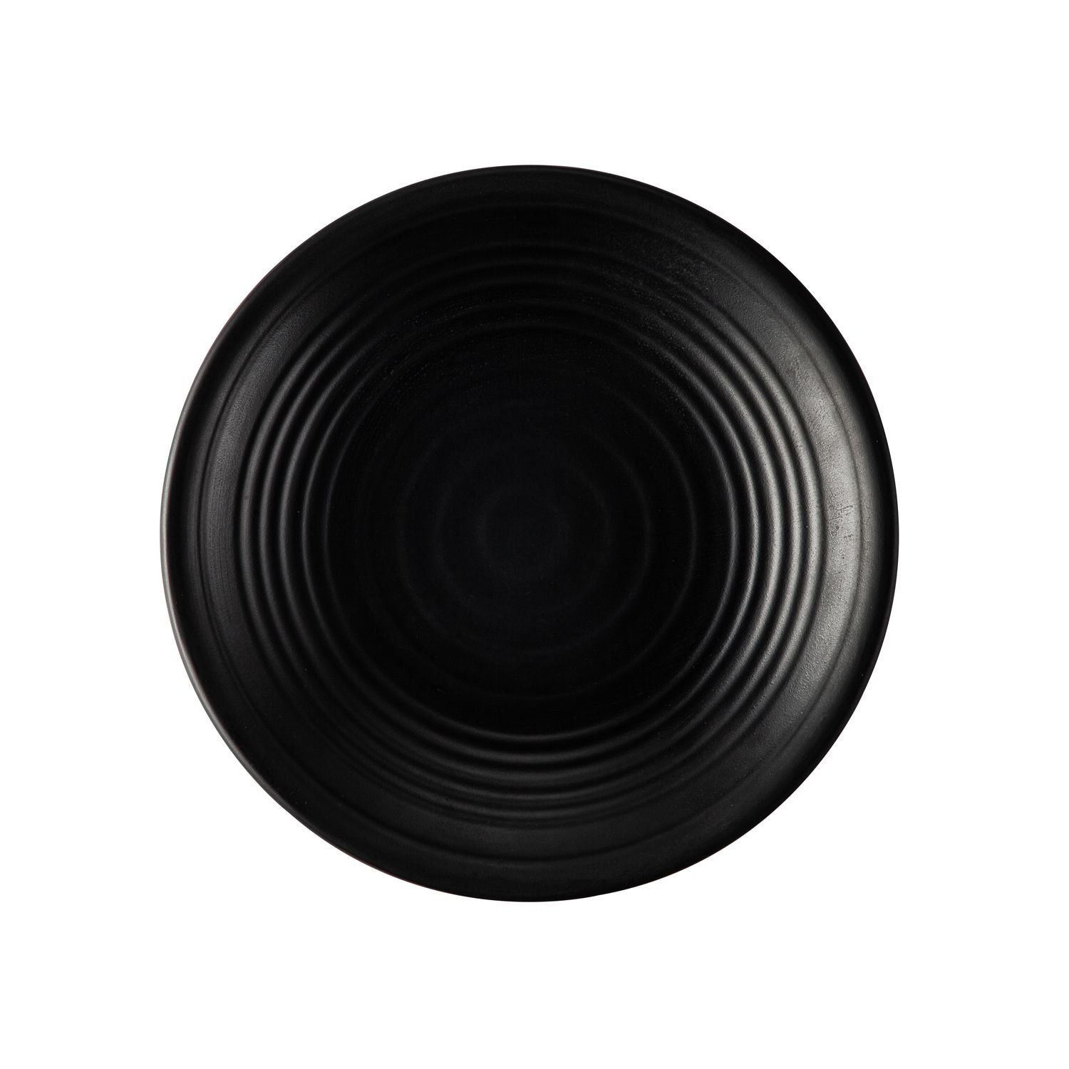 Centennial Round Coupe Plate in matte black, 8