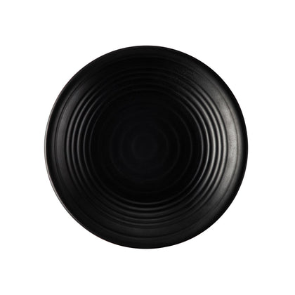 Centennial Round Coupe Plate in matte black, 8