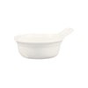 10oz ceramic casserole dish with handle, 6 3/8-inch size, heat-resistant, oven-safe, microwave-safe, dishwasher-safe, ideal for baking, serving, casseroles, side dishes, and elegant presentation.