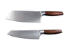 Stainless steel Chinese chef's knife from the OZ Series with ergonomic handle, perfect for slicing, chopping, and dicing in the kitchen.