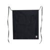 Chef’s Pride black full-length bistro apron, durable fabric, adjustable fit, and lightweight comfort—ideal for restaurant servers, catering teams, and front-of-house professionals.