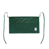 Chef's Pride Apron Waist 3-Pocket Green with durable material, three deep pockets, and adjustable waist ties for kitchen or hospitality use. Case Packed: 60, Quantity Break: 12 each.