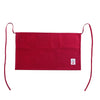 Chef's Pride Apron Waist 3-Pocket Red with three spacious pockets and adjustable waist strap for durability and comfort in the kitchen. Durable fabric for chefs. Case Packed: 60.