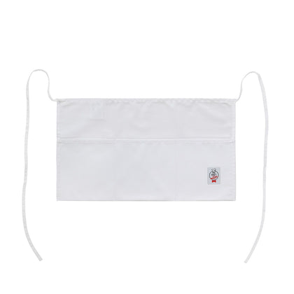 Chef's Pride Apron Waist 3-Pocket White with three spacious pockets and adjustable waist strap for added convenience and comfort. Durable fabric for kitchen professionals. Case Packed: 60.