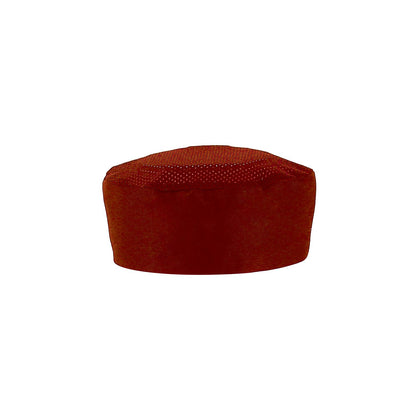 Chef's Pride red pillbox hat, 3-1/2