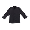 Chef's Pride Jacket Black 2XL with easy-care fabric, reinforced stitching, and professional fit. Comfortable and stylish for chefs. Case Packed: 24, Quantity Break: 12 each.