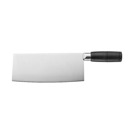 Chinese cleaver 8-inch blade with durable POM handle, sharp edge, slip-resistant grip, easy to clean, ideal for chopping meat, bone, and vegetables. (Packed By: 36 Each Per Case), not a set.