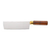 Chinese cleaver 7-1/4 inch blade with durable wooden handle, sharp, rust-resistant, easy to clean, ergonomic grip, ideal for chopping meat, vegetables, and bones. (Packed By: 48 Each Per Case).