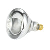 Durable clear bulb for heat lamp, provides consistent radiant heat and illumination for food service. Shatter-resistant and long-lasting; ideal for buffets and commercial kitchens.
