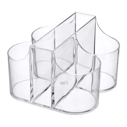 Clear Cutlery Caddy for organizing and displaying utensils at parties, weddings, or gatherings. Elegant, durable, and practical for any event. Easy to clean and perfect for keeping utensils accessible.