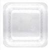 Clear Hammered Square Bowl 112 oz – Elegant and durable serveware, perfect for serving salads, pastas, or snacks. Reusable, disposable, and ideal for any occasion or event.