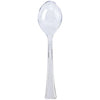 Serving Utensil Salad Spoon – Reusable and durable, available in Clear, Pearl, and Black. Perfect for serving salads, fruits, and sides at any occasion, combining elegance and practicality.