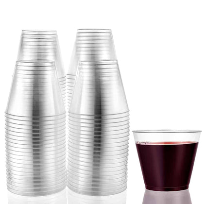 Clear Tall Tumbler – Elegant glass for drinks, beverages, and cocktails. Available in 7oz & 8oz, perfect for casual or formal events. Sleek, durable, and clear design for stylish drink service.