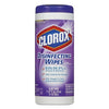 Clorox Disinfecting Wipes Lavender Scent Kills Germs Cleans 35 Count