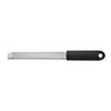 ComfyGrip stainless steel zester with sharp blades and ergonomic handle; durable, rust-resistant, easy to clean; perfect for zesting citrus, garlic, cheese; packed 72 each per pack for bulk use.