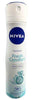 Nivea Fresh Comfort Deodorant Spray, 150ml can, provides 48-hour odor protection with a clean, refreshing scent for daily freshness.