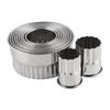 Cookie/Pastry Cutter Round Fluted Edge 11-PC 2