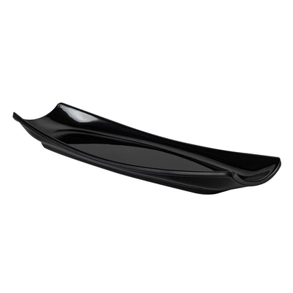 Cooper Boat Shape Platter in bold black, 13-5/8