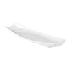 Cooper Boat Shape Platter in crisp white, 13-5/8