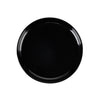 Cooper Round Coupe Plate in sleek black, 11-1/2