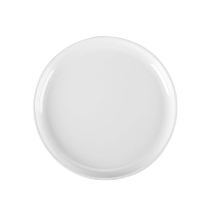 Cooper Round Coupe Plate in classic white, 11-1/2